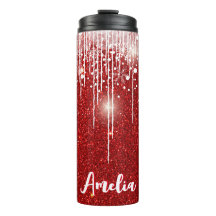 Red White Snowy Driving Snowflake Individuelle Nam