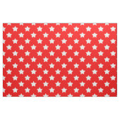 Red White Stars Muster dekorative Textil Stoff (Fat Quarter (45,7 x 55,9 cm))