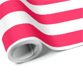 Red White Stripe Klassisches Weihnachtsgeschenk Tr Geschenkpapier (Rolleneckpunkt)
