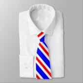Red White Stripes Necktie Krawatte (Gebunden)