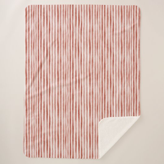 Red White Stripes   Sherpadecke (Vorderseite)