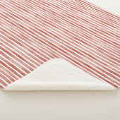 Red White Stripes   Sherpadecke (3/4)