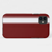 Red & White Team Jersey Stripe iPhone 5s Fall Case-Mate iPhone Hülle (Rückseite (Horizontal))