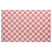 Red White TrendWinkel Muster Fabric Stoff (Yard (91,4 cm))