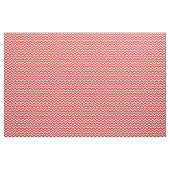 Red White Trendy Zickzack Muster Stoff (Yard (91,4 cm))