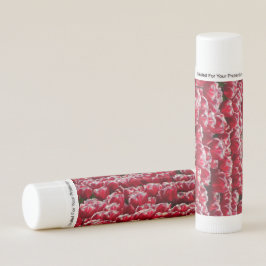 Red White Tulips Muster Lip Balm