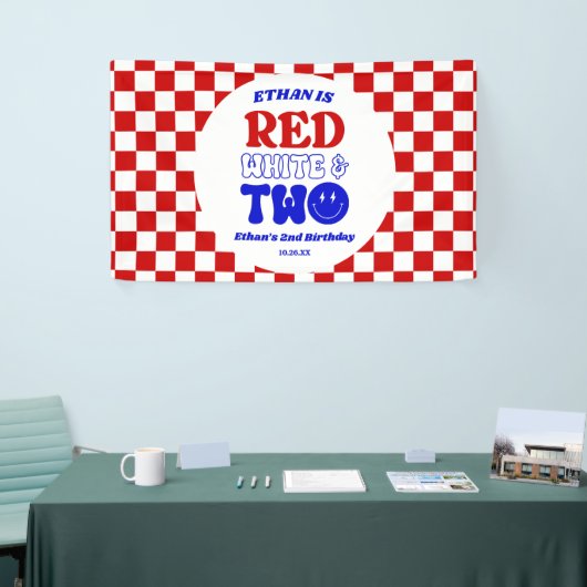 Red White & Two 4. Juli 2010 Party Banner (Messeveranstaltung)