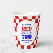 Red White & Two 4. Juli 2010 Party Pappbecher (Rückseite)