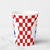 Red White & Two 4. Juli 2010 Party Pappbecher (Rechts)