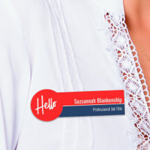 Red White und Blue Hello Custom