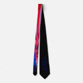 Red White und Blue Las Vegas Neck Tie Krawatte (Rückseite)