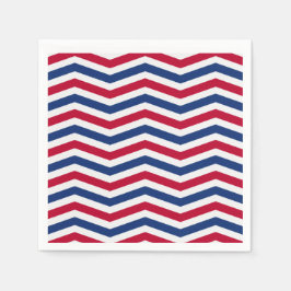 Red White und Blue Napkins Serviette