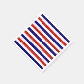 Red White und Blue Napkins Serviette (Ecke)