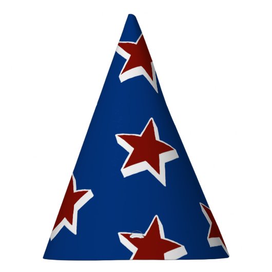 Red, White und Blue Party Partyhütchen (Rechts)
