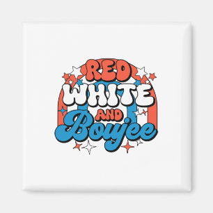 Red White und Boujee 4. Juli American Girl Pat Magnet