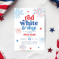 Red White und Due 4. Juli Baby Dusche