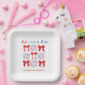 Red White und I Do 4. Juli Junggeselinnen-Abschied Pappteller (Party)