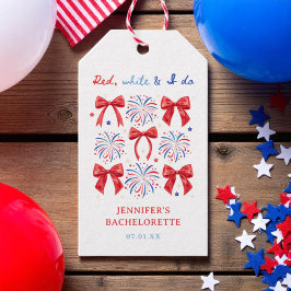 Red White und ich tun 4. Juli Bachelorette Favorit Geschenkanhänger