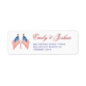 Red White und ich tun 4. Juli Patriotische Hochzei (Vorne)