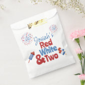 Red White und Two Birthday Party Geschenktütchen (Versiegelt)