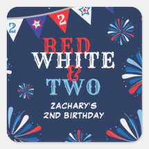 Red White und ZWEI 2. Geburtstag
