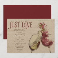 Red White Wine Dance Just Liebe Hochzeit