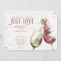 Red White Wine Dance Just Liebe Hochzeit