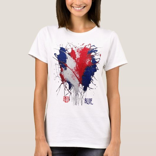 RED WHUE BLAUE T - Shirt (Vorderseite)