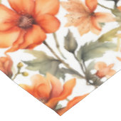 Red Wild Blume Tischdecke (Schrägansicht)