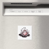 Red Willow Bull Frog Magnet (In Situ (Geschirrspüler))