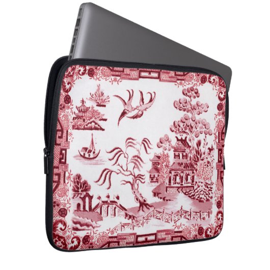 Red Willow Neoprene Laptop Sleeve (Vorne Rechts)