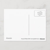 Red Willow Owl Postcard Postkarte (Rückseite)