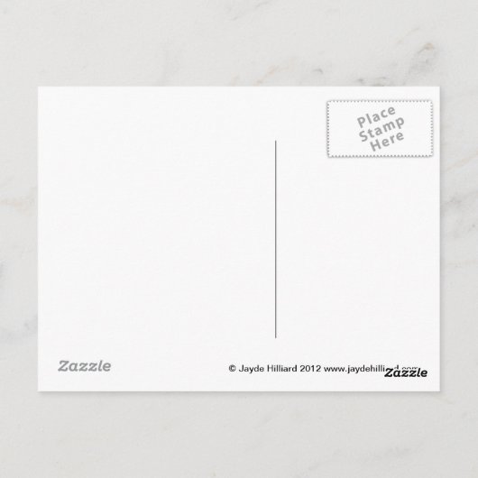 Red Willow Owl Postcard Postkarte (Rückseite)