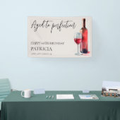 Red Wine Aged to Perfection 60th Birthday Party Banner (Messe)
