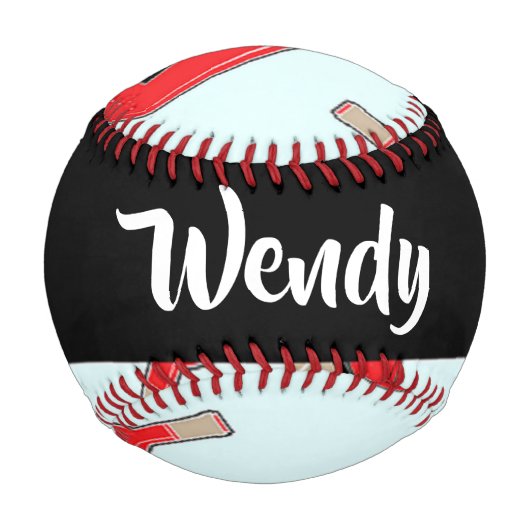 Red wine bottles and glasses pattern baseball (Vorderseite)