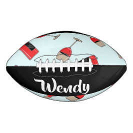 Red wine bottles and glasses pattern football