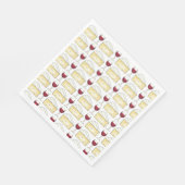 Red Wine Degustation Brie Cheese Cocktail Party Ev Serviette (Ecke)