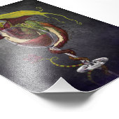 Red Wine Dragon 4x6 Print Fotodruck (Ecke)
