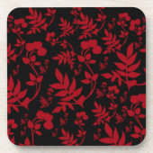 Red Wine Florah Design Untersetzer (Vorderseite)