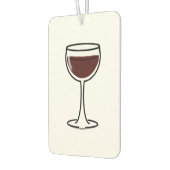 Red Wine Glass Autolufterfrischer (Links)