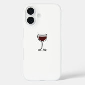 Red Wine Glass Case-Mate iPhone Hülle (Rückseite)