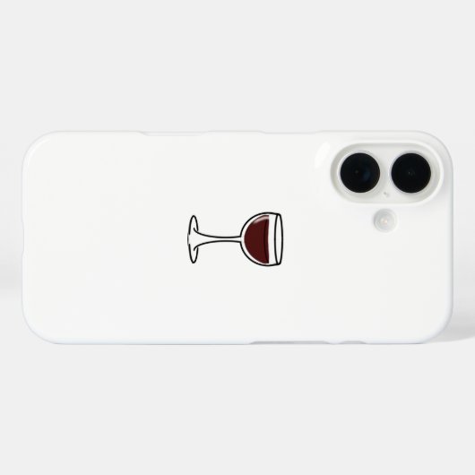Red Wine Glass Case-Mate iPhone Hülle (Rückseite (Horizontal))