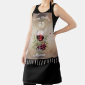 Red Wine Glass Oliver 60. Geburtstag Mann Schürze (InSitu)