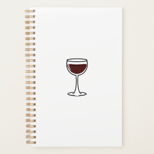Red Wine Glass Planer (Vorderseite)