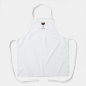 Red Wine Glass Schürze (Vorderseite)