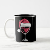 Red Wine Glass Weihnachten Weihnachten Weihnachten Zweifarbige Tasse (Links)