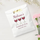 Red Wine Glasses Bachelorette Brautparty Party Geschenktütchen (Versiegelt)