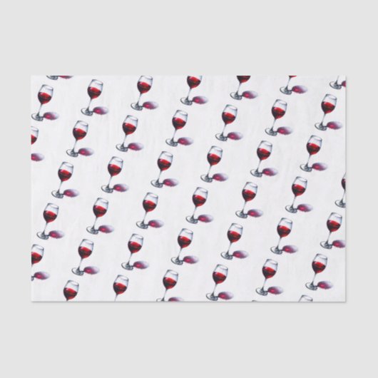 Red Wine Lover Geschenk Seidenpapier (Vorderseite)
