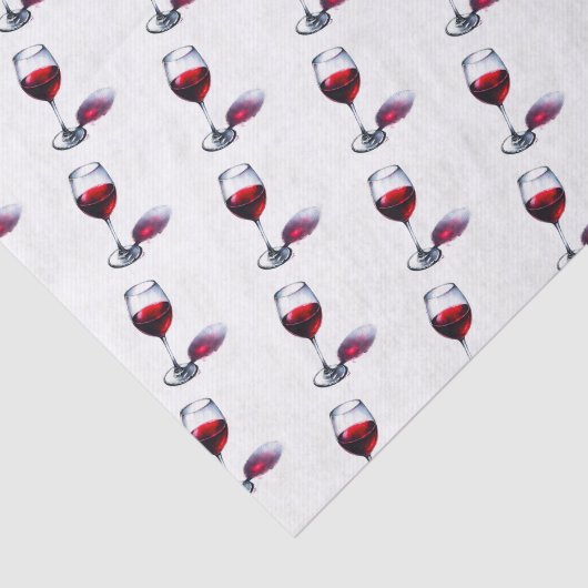Red Wine Lover Geschenk Seidenpapier (Ausschnitt)