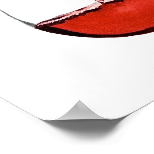 Red Wine Poster (Ecke)